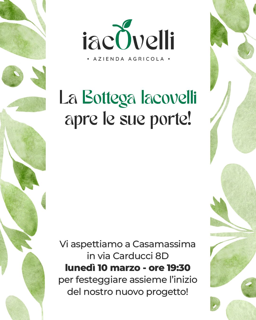 La Bottega Iacoveli apre le sue porte