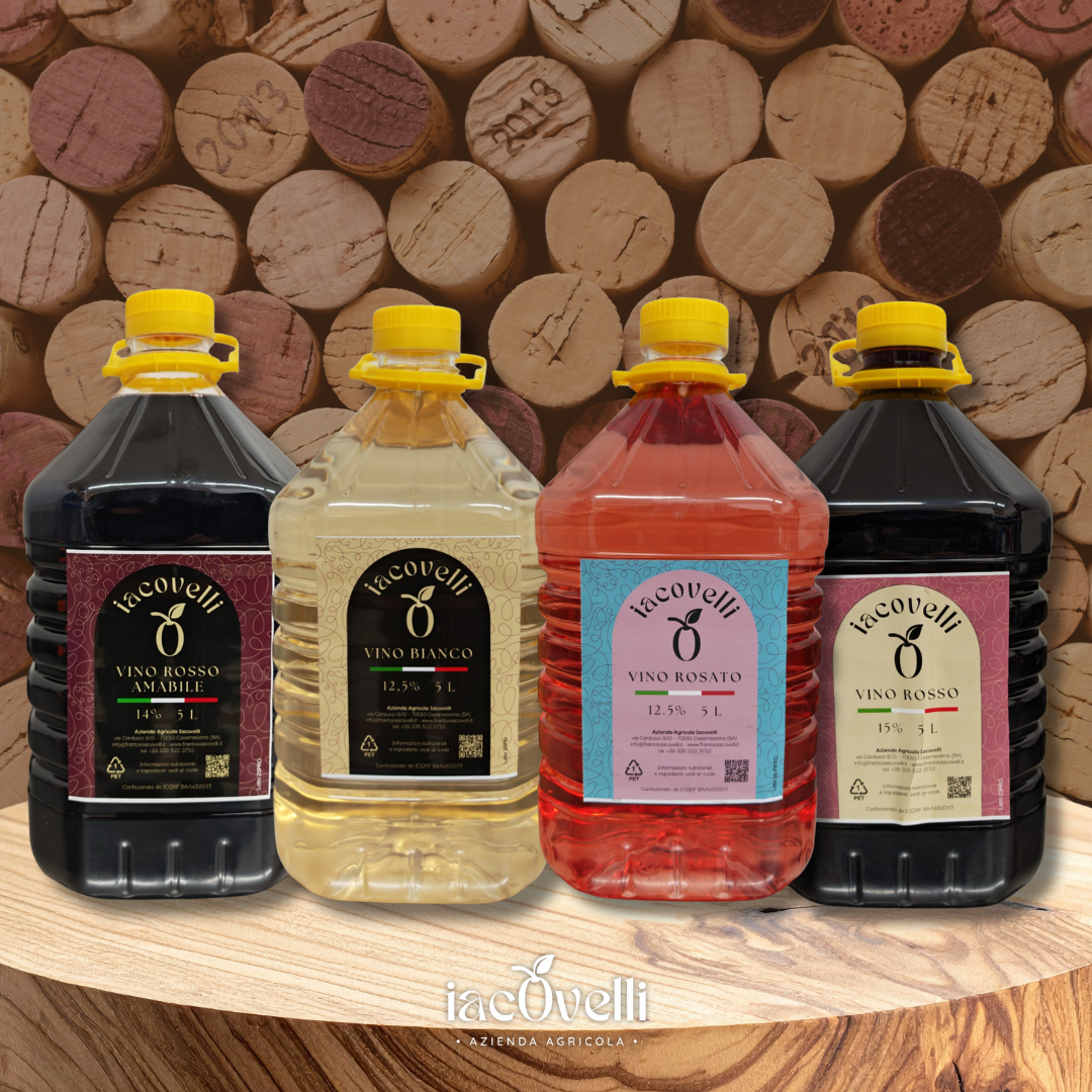 Vino Rosso, Bianco o Rosato